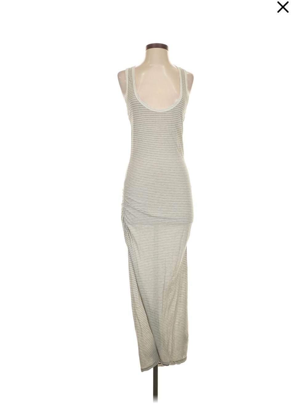 NWT James Perse Striped Side-Ruched Maxi Dress originally $265